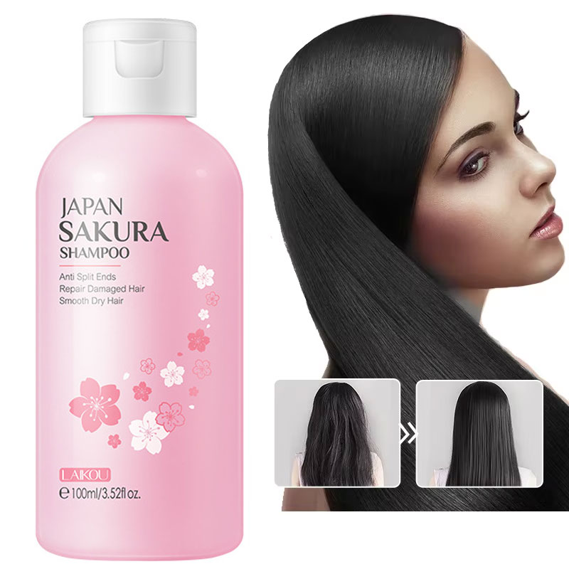 Hair Care Vitamin E - Шампунь LAIKOU японский для восстановления поврежденных