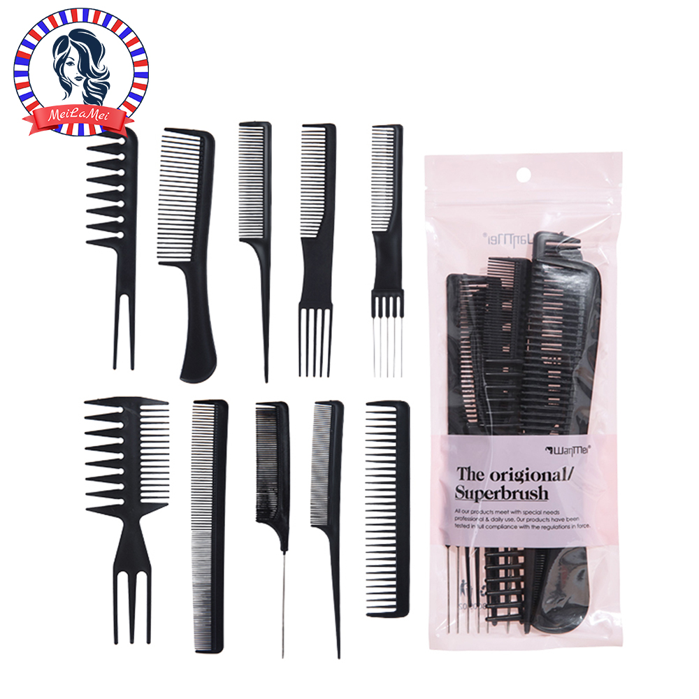 Hair Care Essential - Набор расчесок для волос из 10