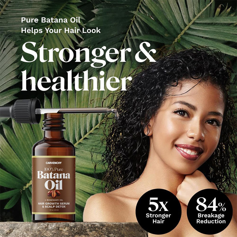 Hair Care Essential - 100% чистое органическое масло батаны, эфирное
