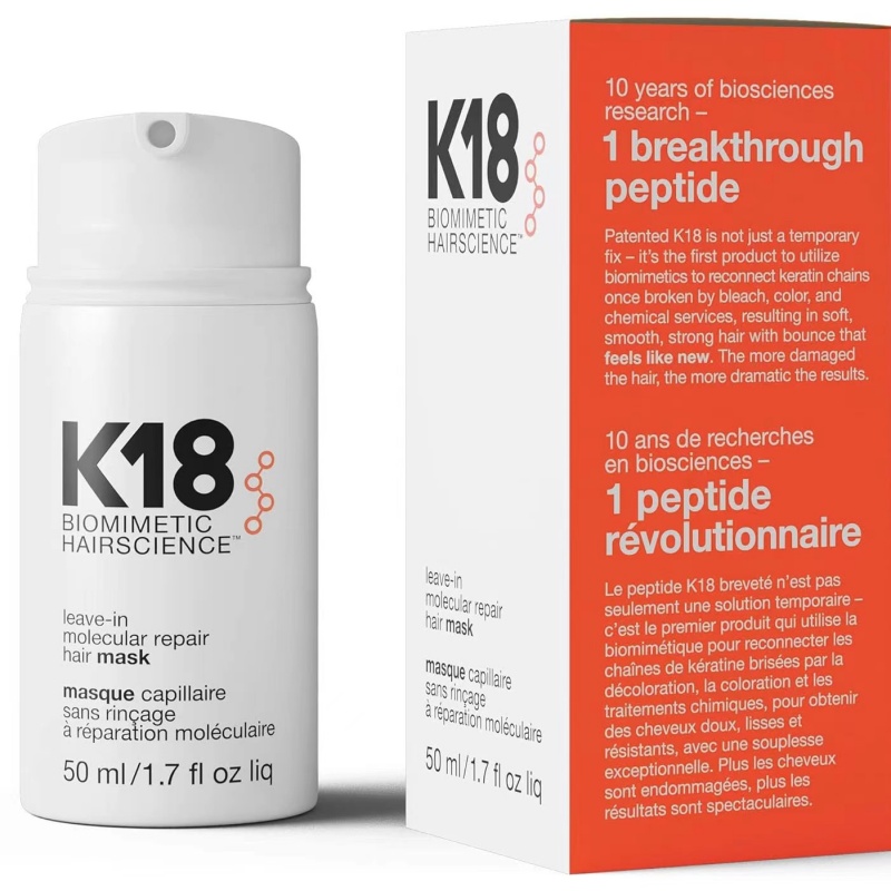 Hair Care K18 - K18 несмываемая молекулярная восстанавливающая маска для