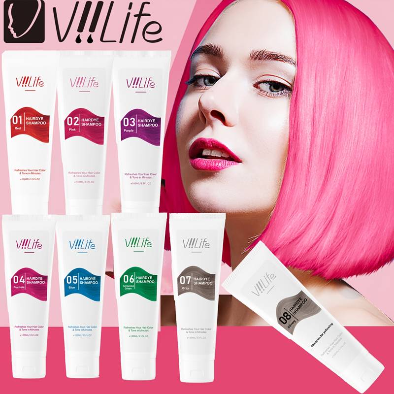 Purple Toning Shampoo - Краска для волос унисекс, перманентная укладка,