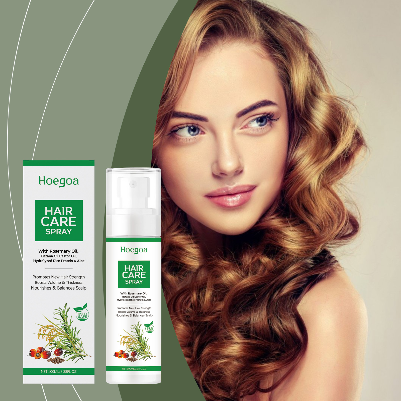 Hair Care Nature - Спрей-эссенция Hoegoa для ухода за кожей