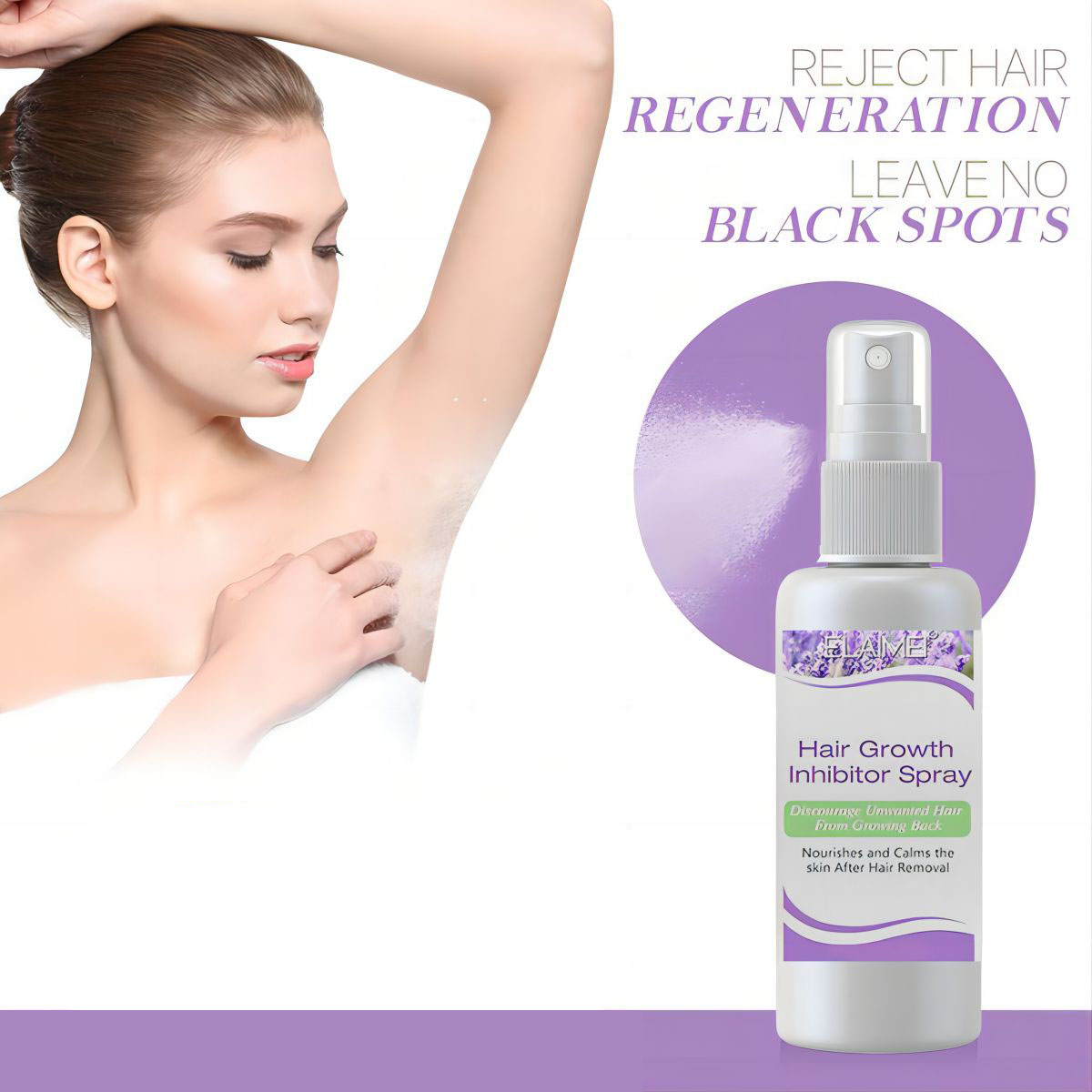 Hair Care Cream - Ингибитор постоянного удаления волос, спрей для