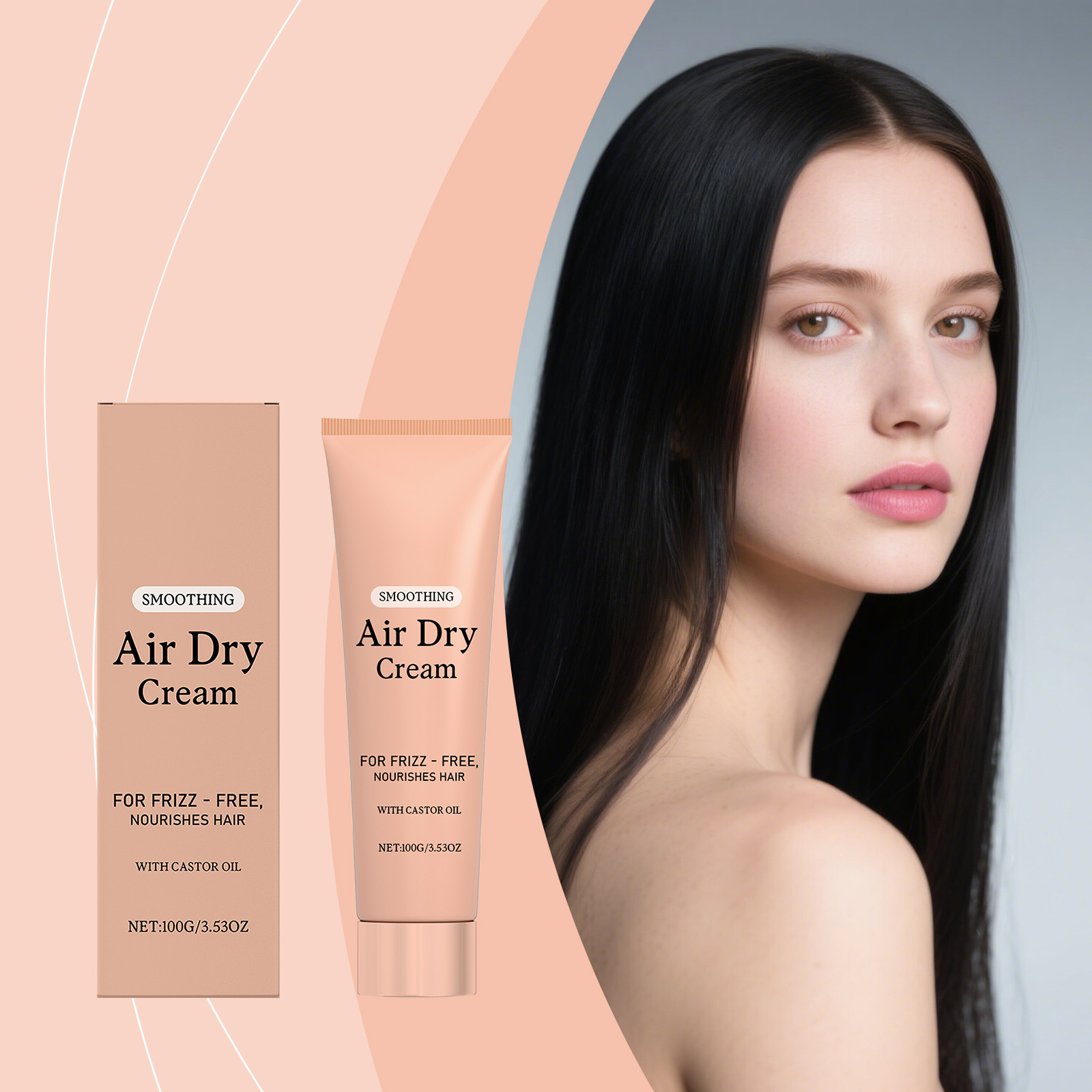 Hair Care Cream - Крем для укладки волос, разглаживающий, против
