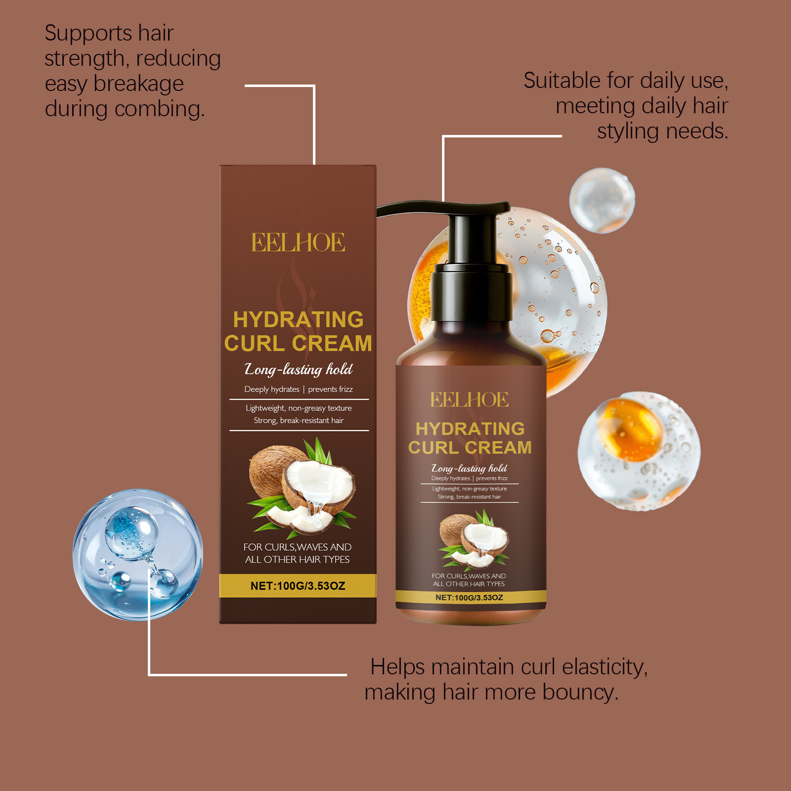 Крем для укладки локонов для в – обзор и цена Hair Care Cream