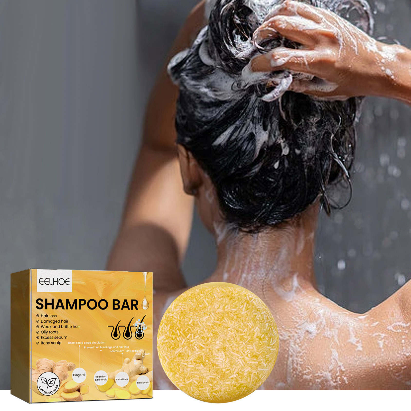 Натуральный имбирный шампунь-м – обзор и цена Hair Care Nature