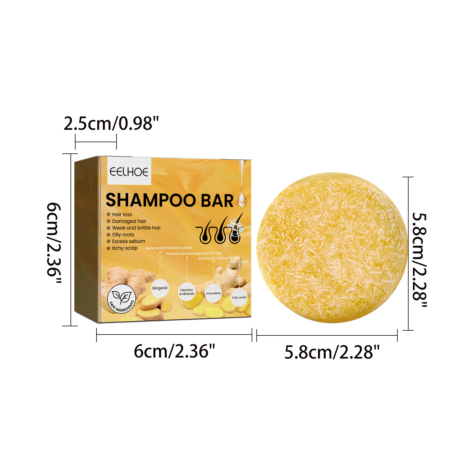 Натуральный имбирный шампунь-м – обзор и цена Hair Care Nature