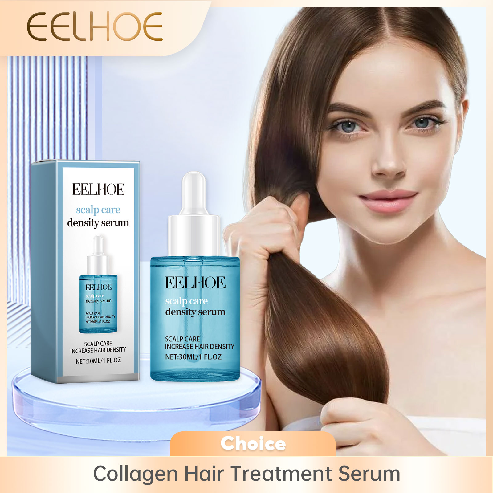 EELHOE Коллагеновая сыворотка  – обзор и цена Hair Care Vitamin E