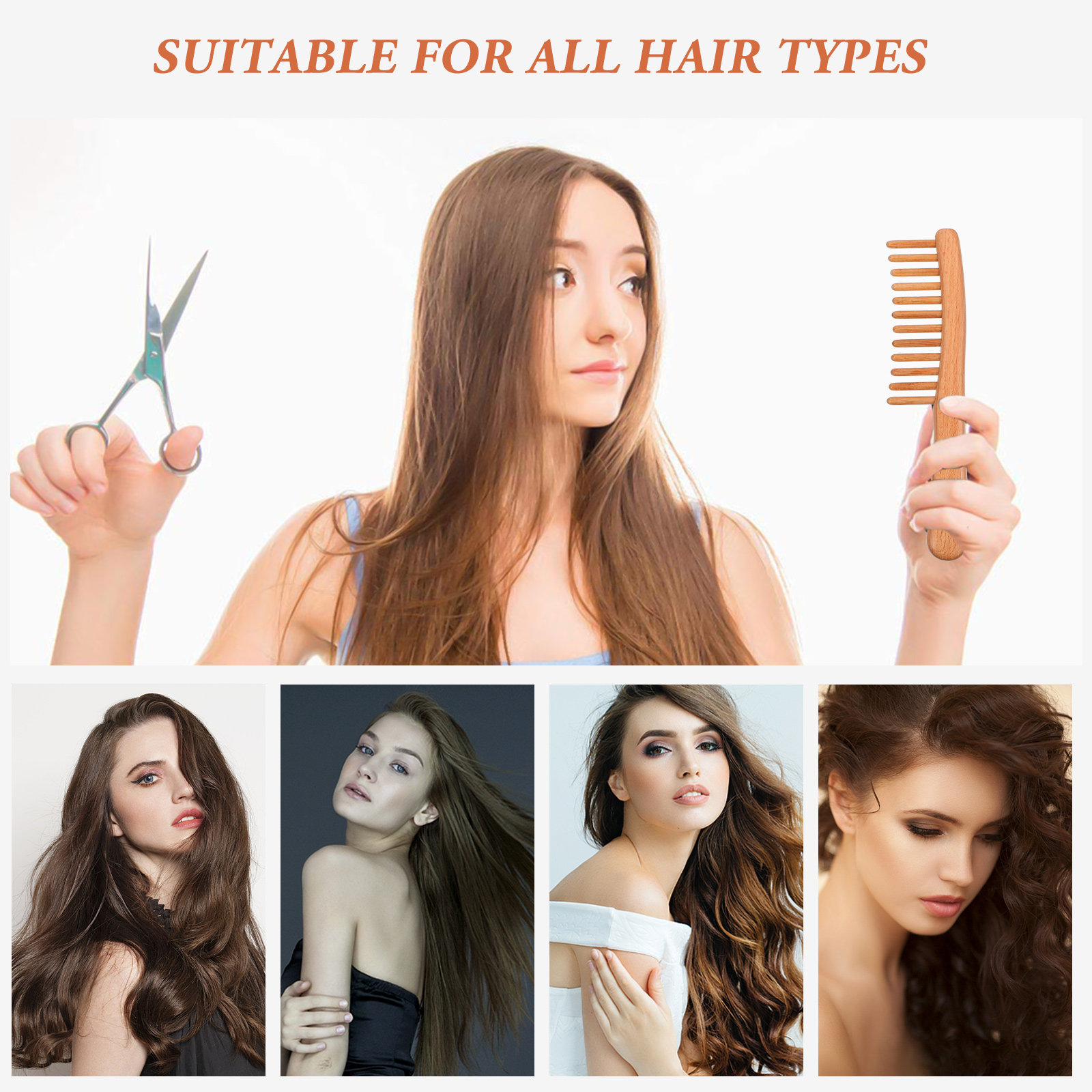 1 шт. Полированная расческа из – обзор и цена Hair Care Nature