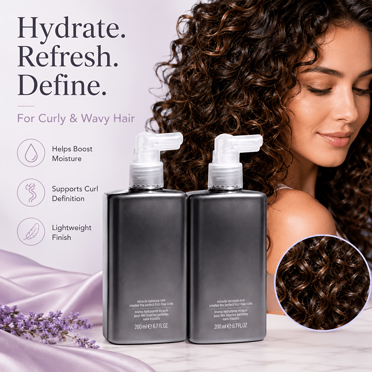 Спрей для увлажнения и укладки – обзор и цена Hair Care For Wavy Hair