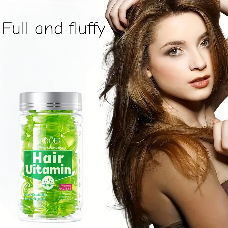 40 шт. капсул с эссенцией алоэ – обзор и цена Hair Care Vitamin E