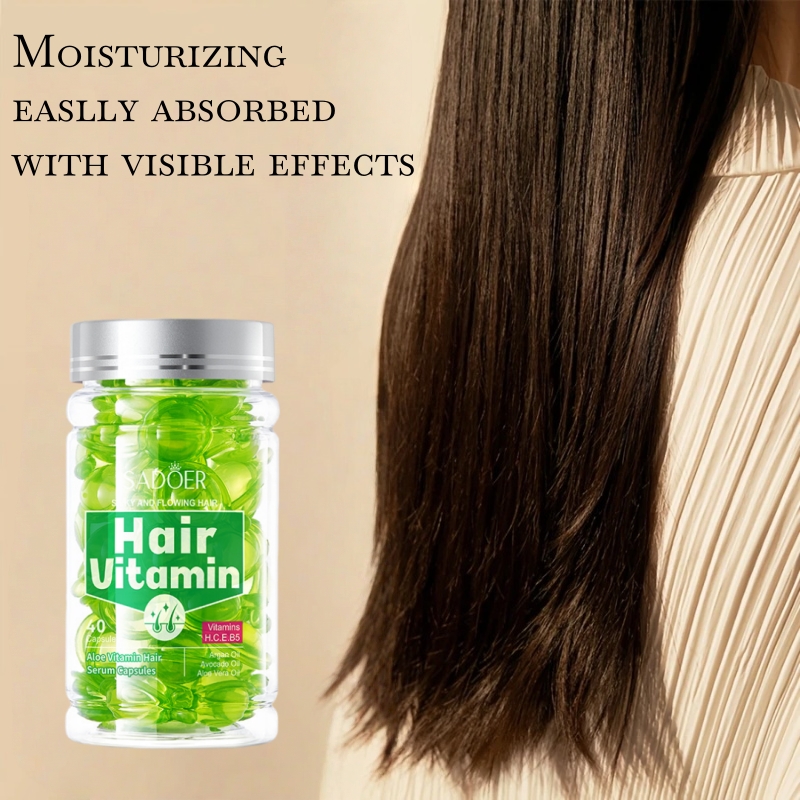 40 шт. капсул с эссенцией алоэ – обзор и цена Hair Care Vitamin E