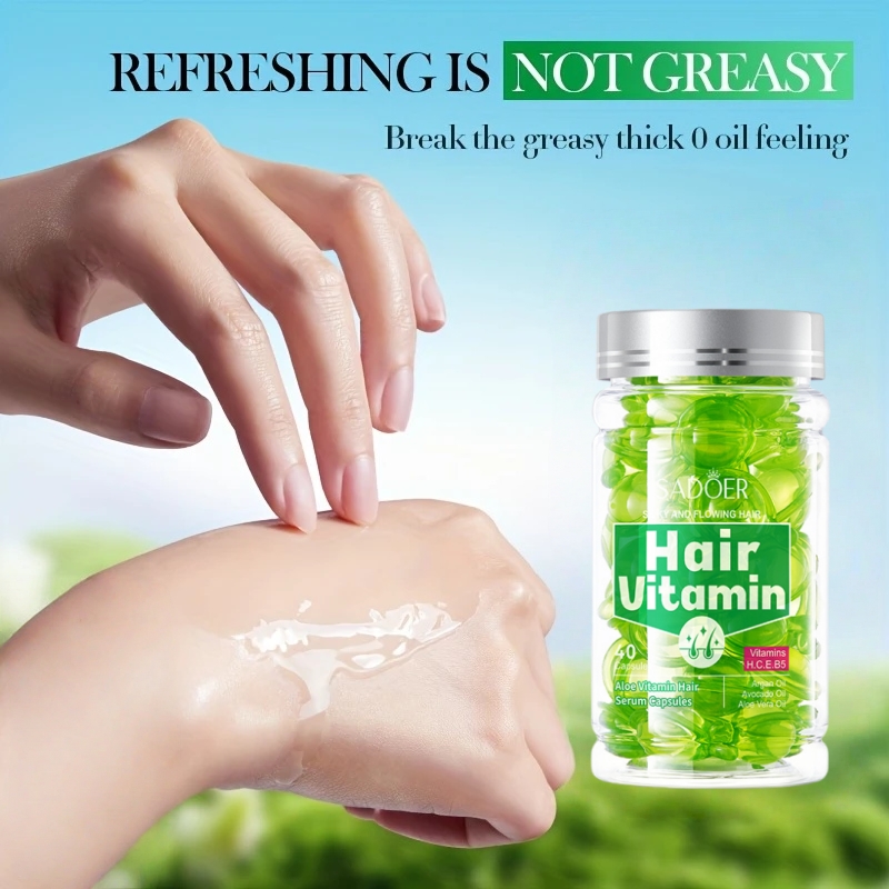 40 шт. капсул с эссенцией алоэ – обзор и цена Hair Care Vitamin E
