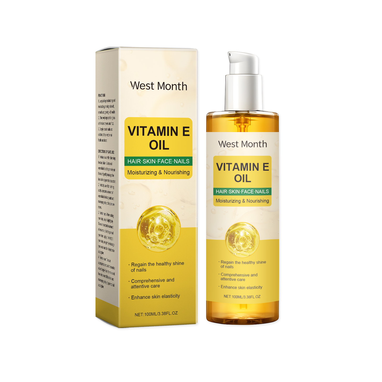 Масло витамина Е, натуральный  – обзор и цена Hair Care Vitamin E