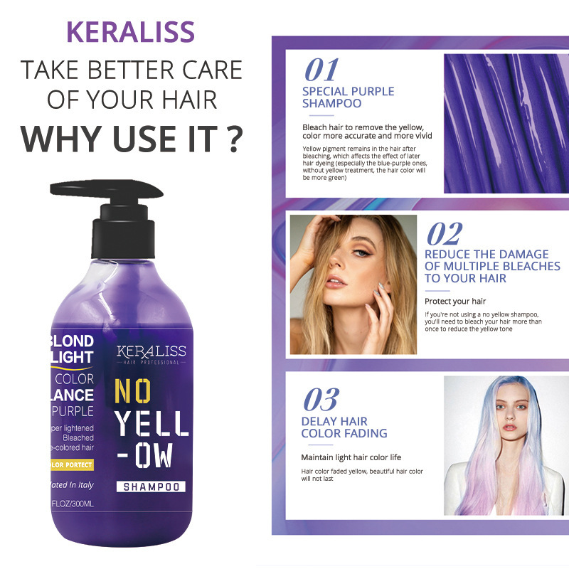 Шампунь с блокировкой цвета, м – обзор и цена Purple Toning Shampoo