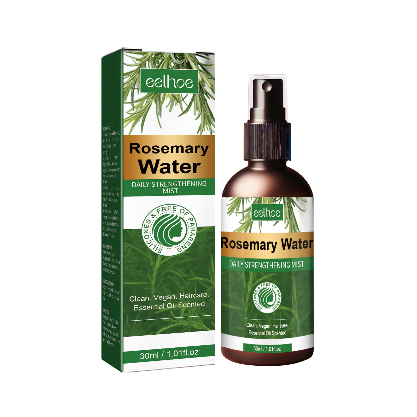 Спрей с розмарином для волос,  – обзор и цена Hair Care Nature