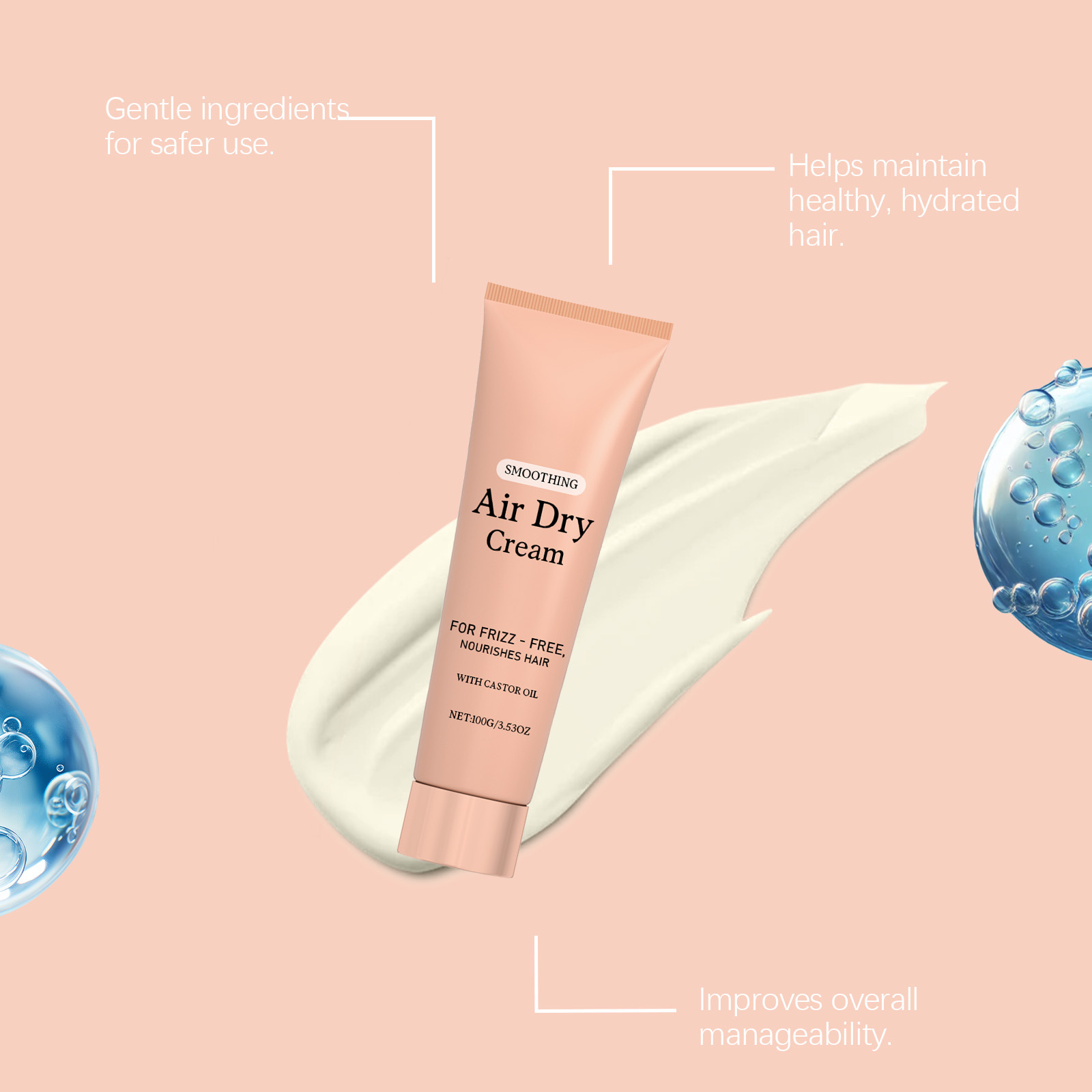 Крем для укладки волос, разгла – обзор и цена Hair Care Cream
