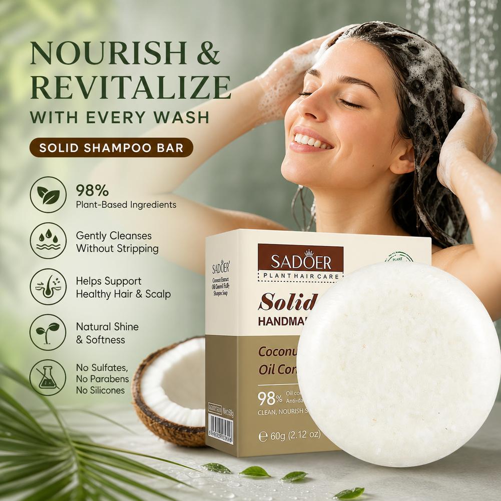 Натуральный кокосовый твердый  – обзор и цена Hair Care Dandruff